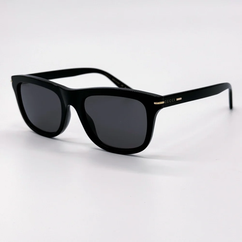 NEW GUCCI GG1444S 001 SQUARE BLACK GREY MEN SUNGLASSES GUCCI